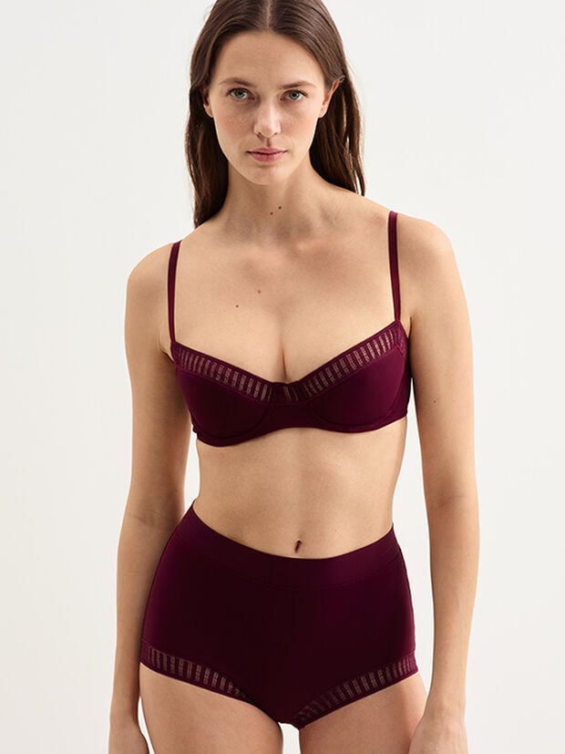 Justine graphique Reggiseno a balconcino imbottito standard vista 1