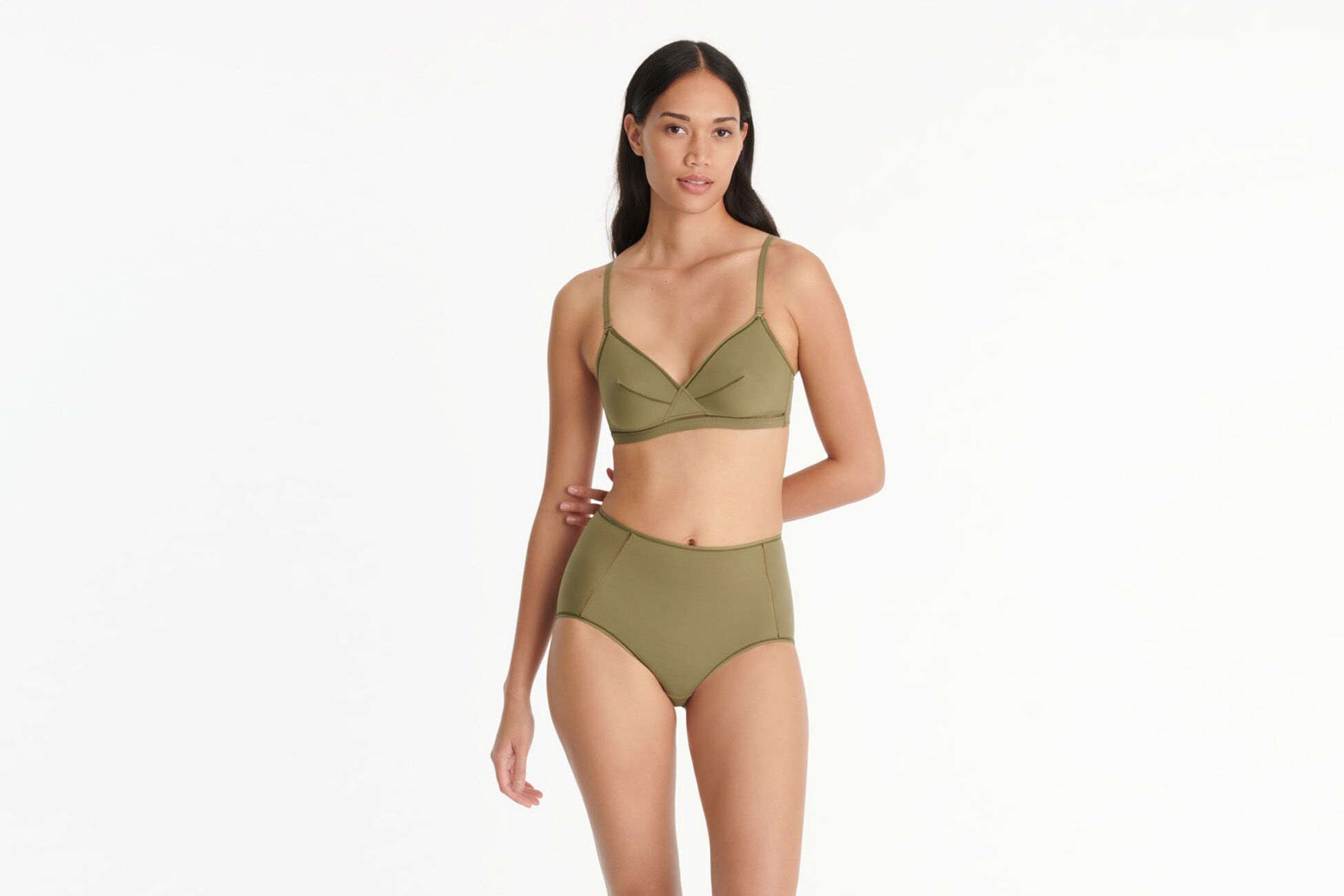 Brina soyeuse Culotte taille haute vue standard NaN