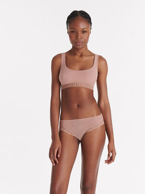 Chiffon Crop top bra standard view 2