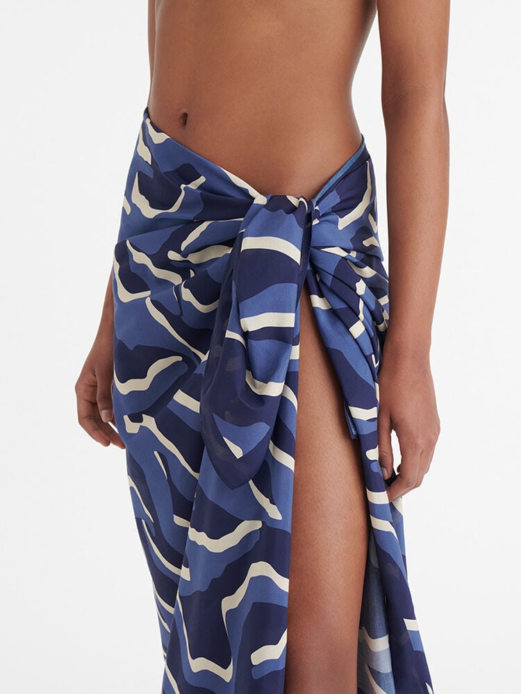スカート ERES SS25 'Ile' sarong (082502 CONTINENTSIRENE) Ile Sarong Continent Sirene | ERES