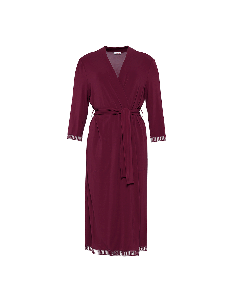 Violette graphique Long robe standard view NaN