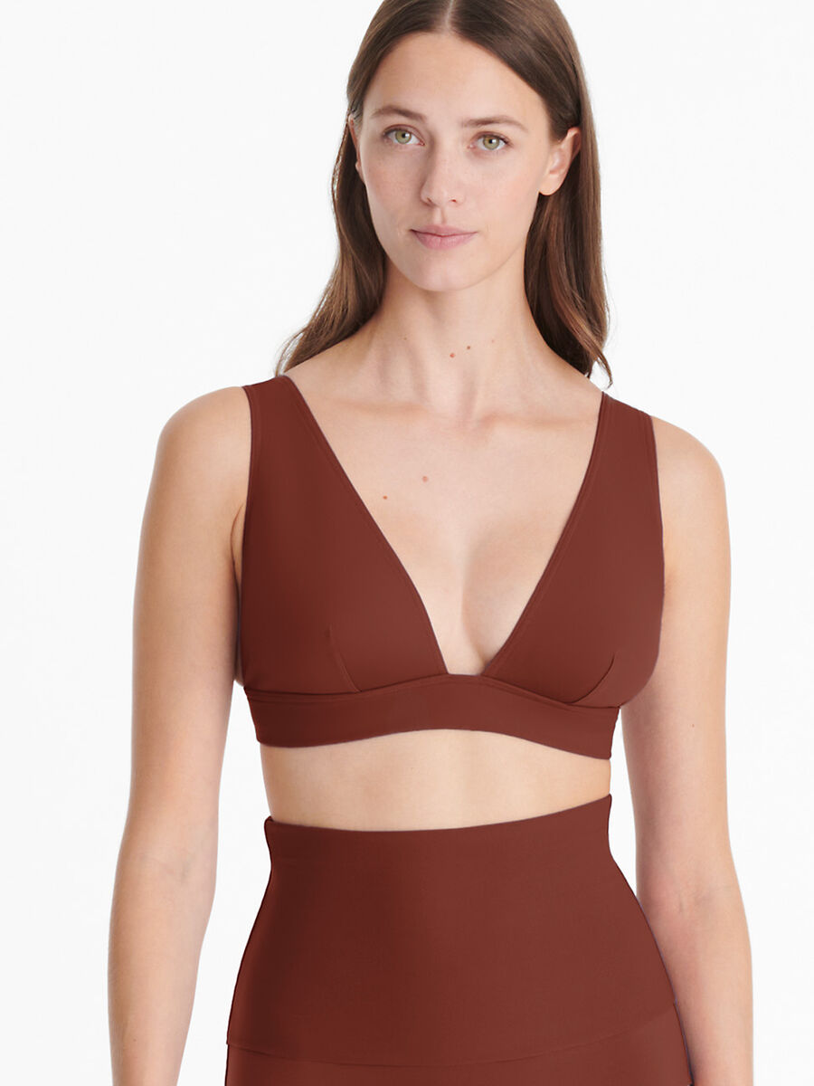 Chrome Full-cup triangle bikini top standard view �