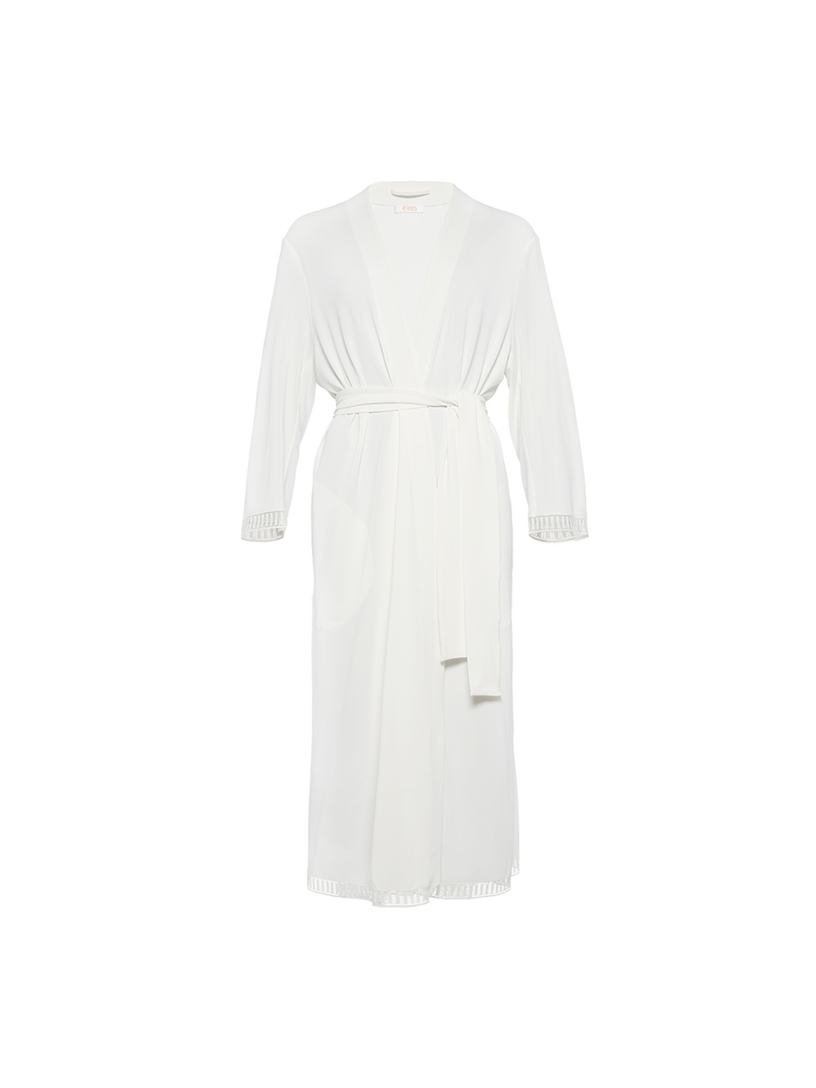 Violette graphique Long robe standard view �