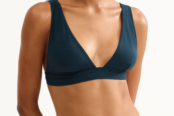 Chrome Full-cup triangle bikini top standard view 3