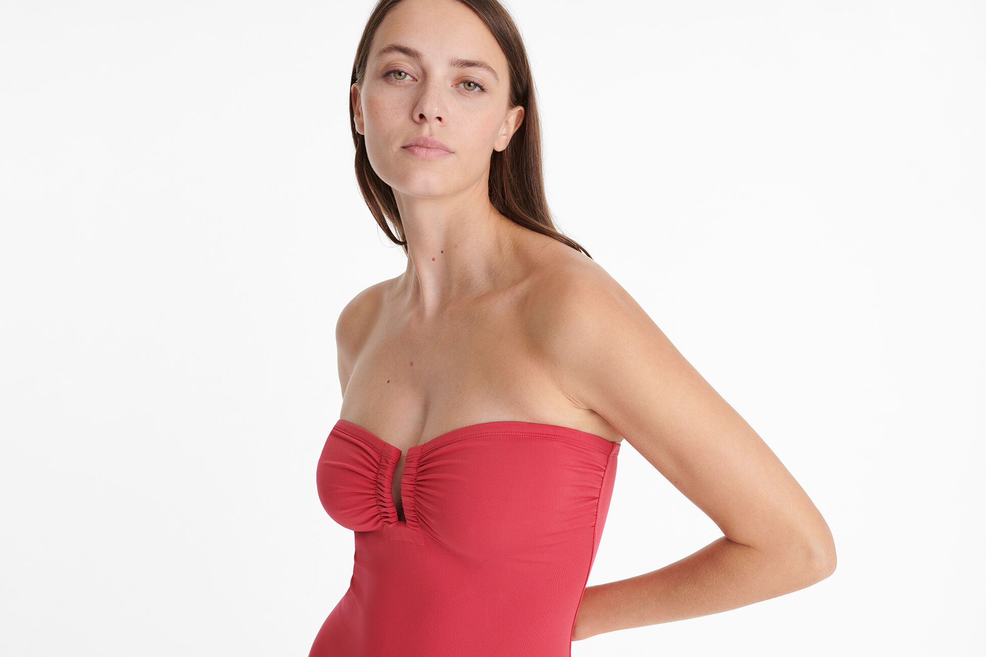 Cassiopee Bandeau-Badeanzug Standardansicht NaN