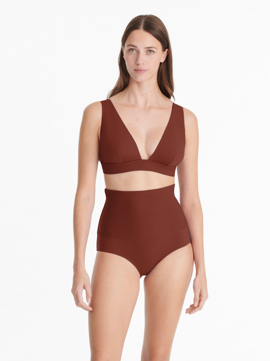 Chrome Full-cup triangle bikini top standard view NaN