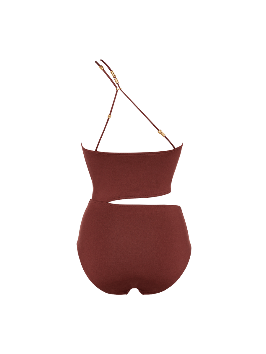 Ecume One-shoulder one-piece standard view �