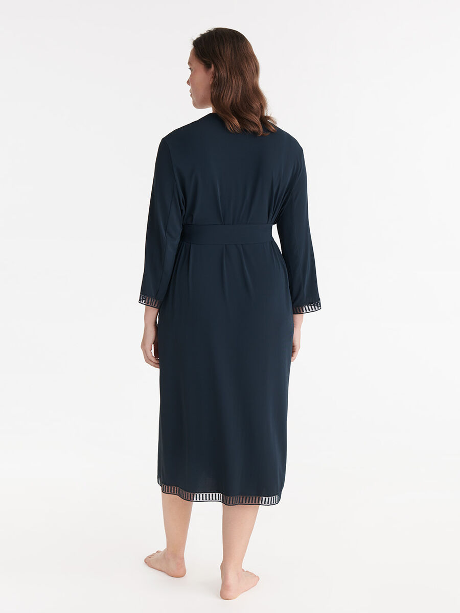 Violette graphique Long robe standard view NaN