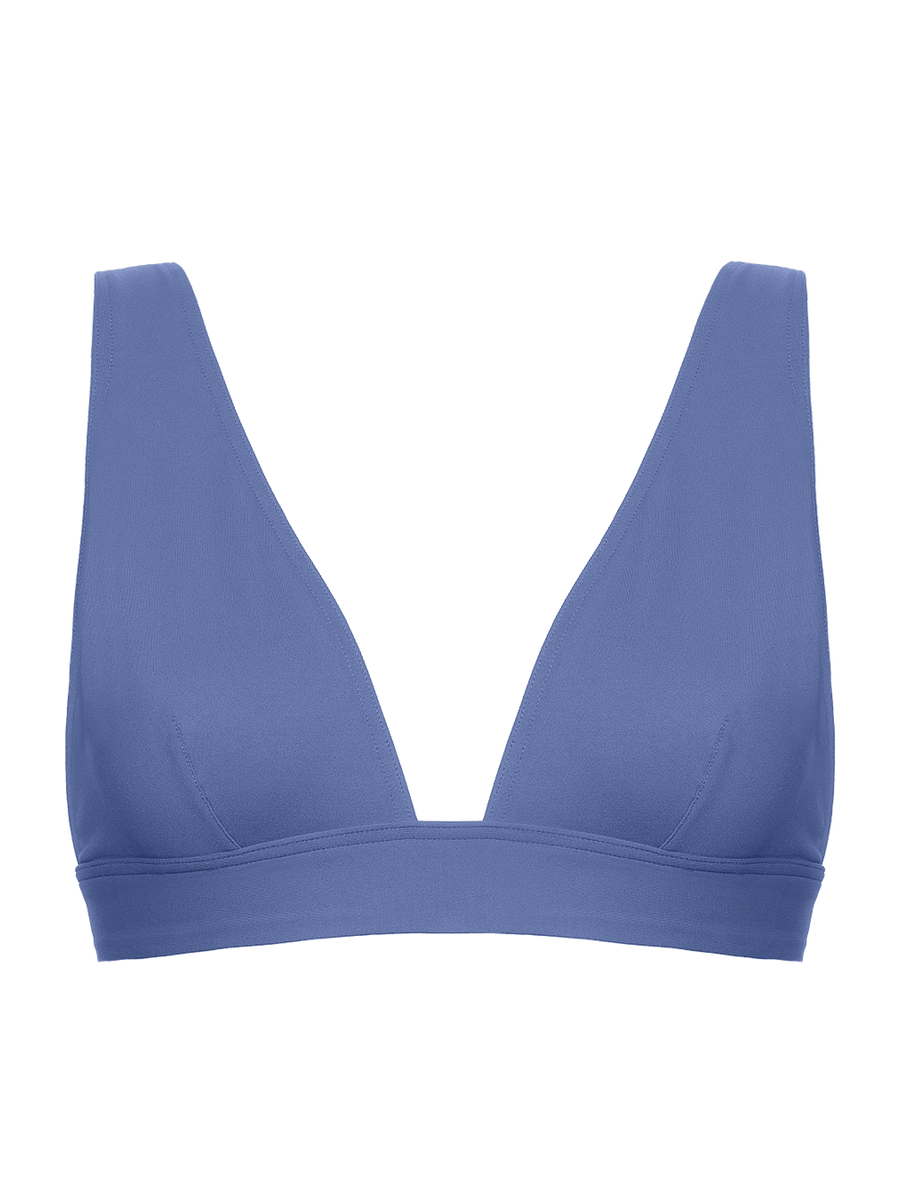 Chrome Full-cup triangle bikini top standard view NaN