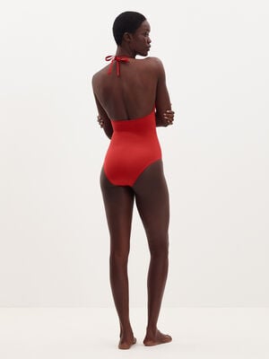 Mounia V-neck one-piece standard view 2 out of 3