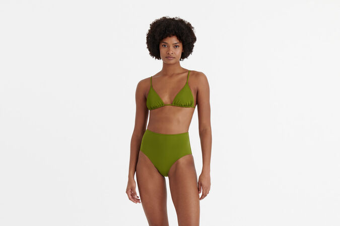 Remember Hoch geschnittene Bikinihose Standardansicht 3