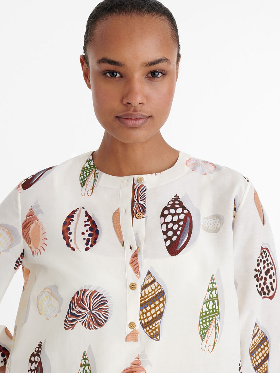 Crème Robe courte vue standard NaN