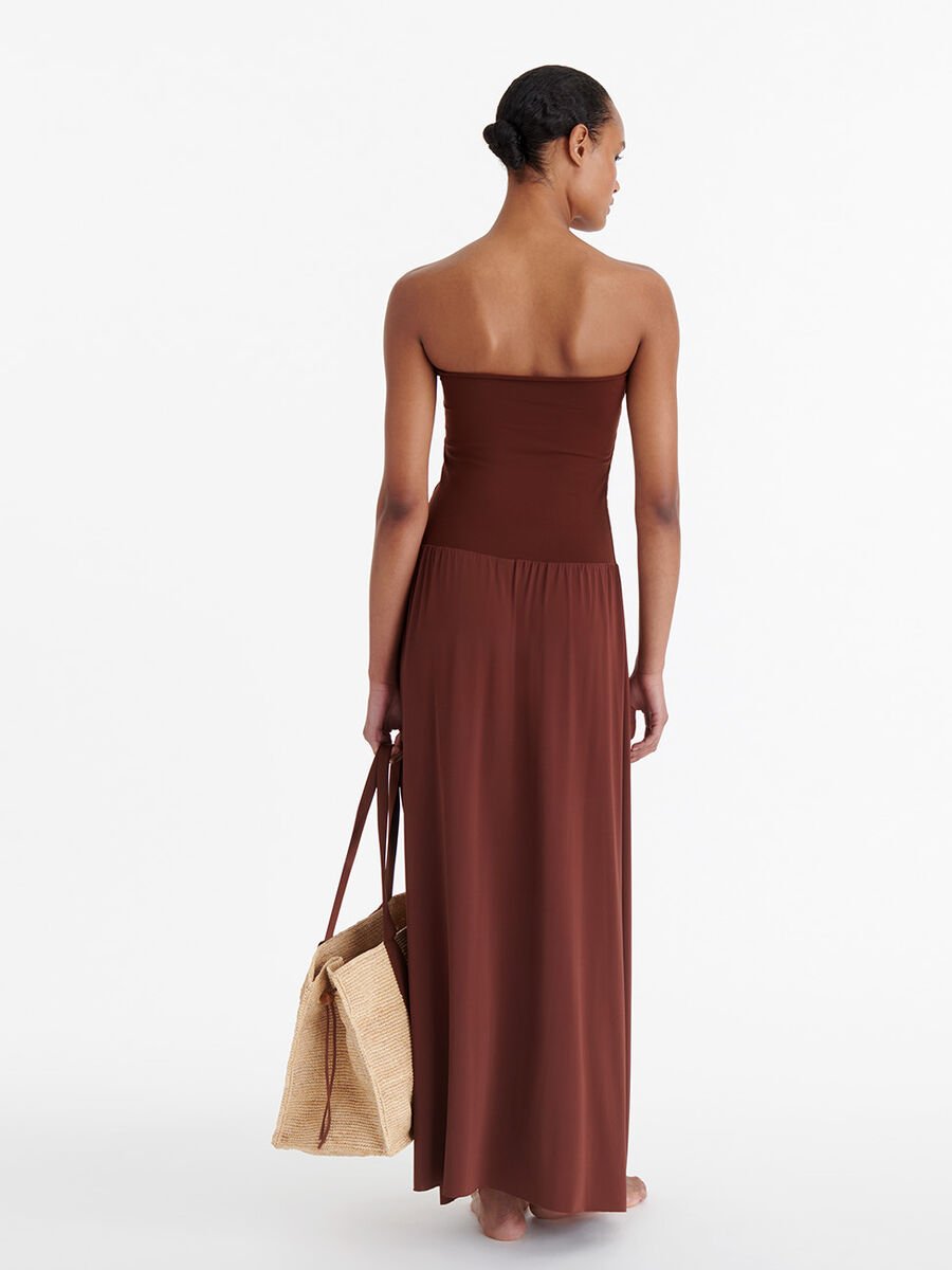 Oda Trägerloses langes Kleid Standardansicht NaN