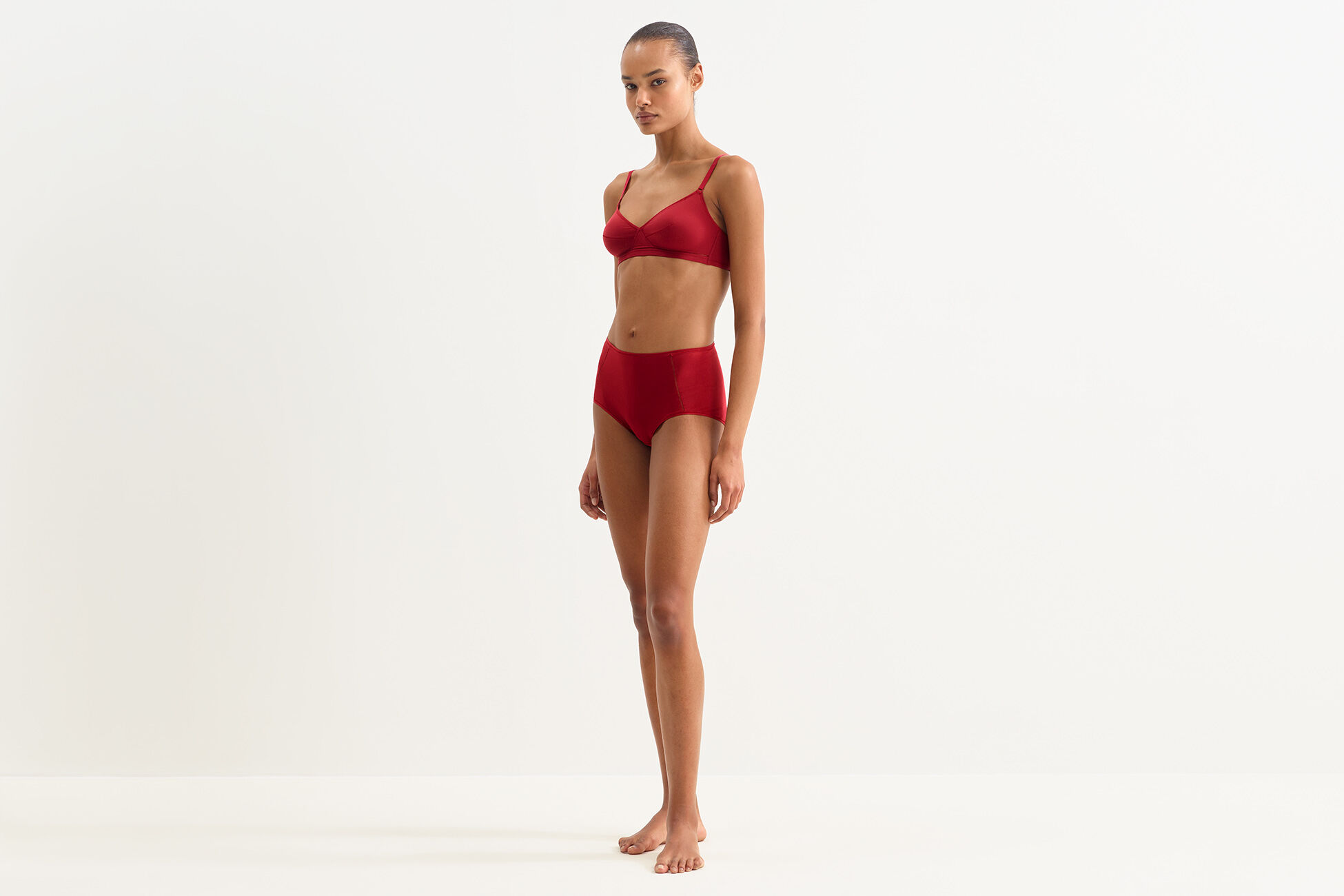 Brina soyeuse Culotte taille haute vue standard NaN