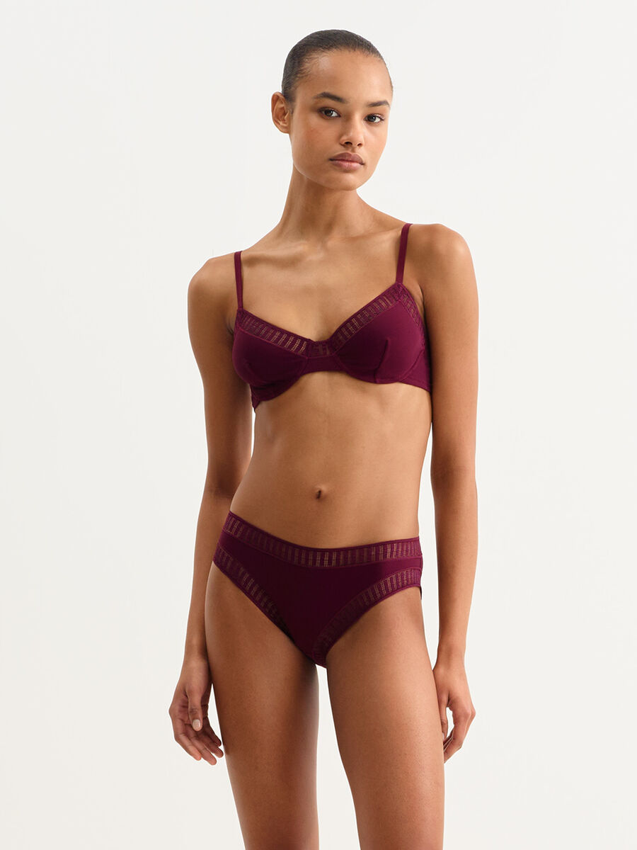 Paulette graphique Full-cup bra standard view NaN