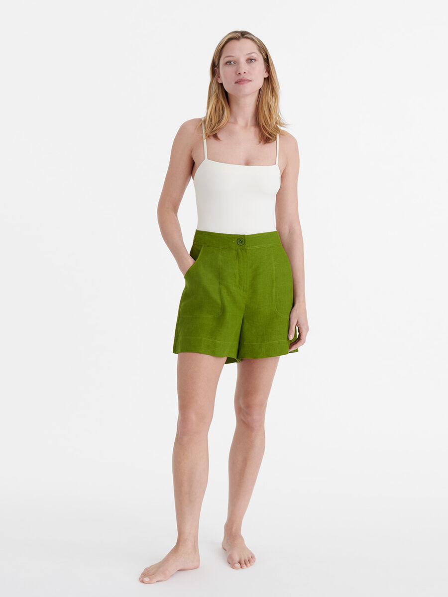 Correct High-waisted shorts standard view NaN