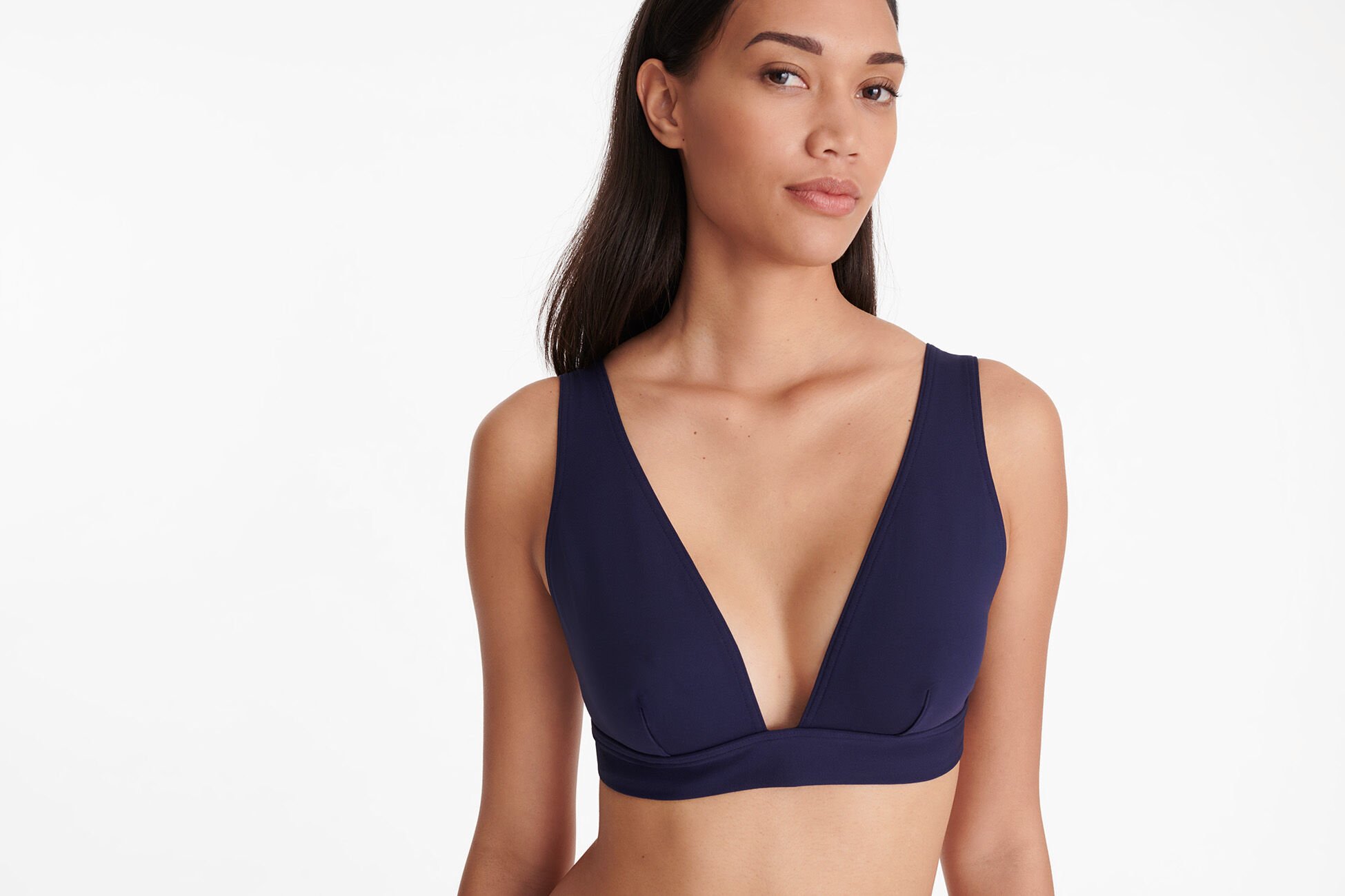 Chrome Full-cup triangle bikini top standard view NaN