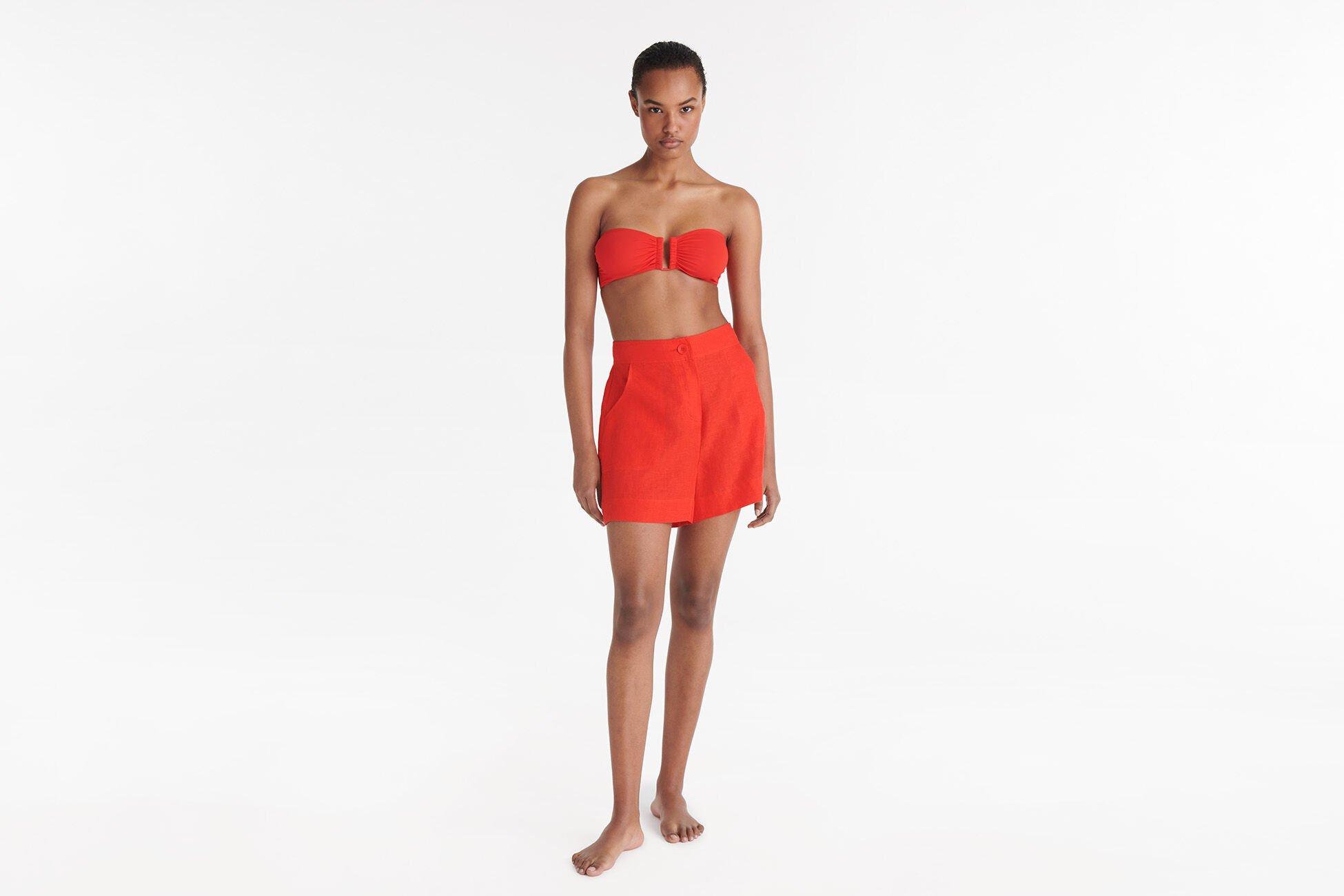 Correct High-waisted shorts standard view �