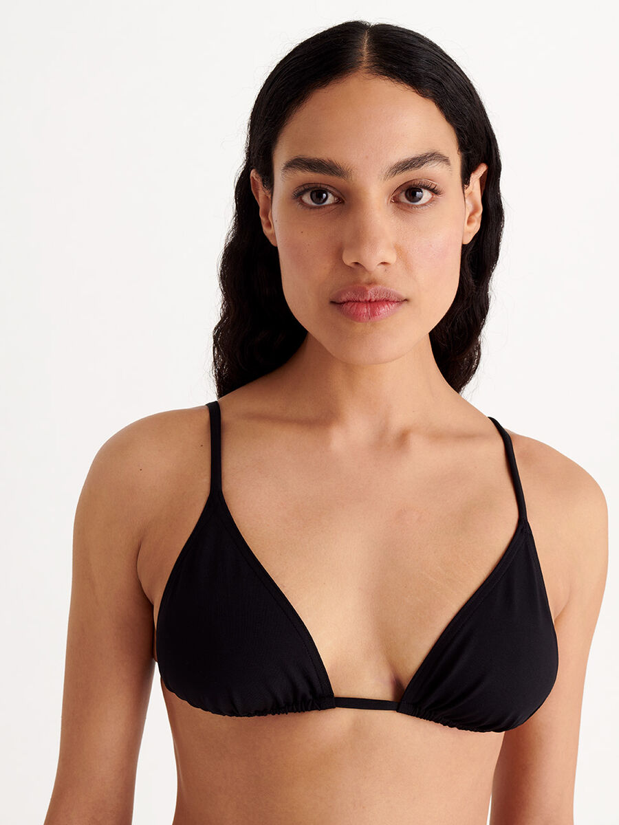 Mouna Small triangle bikini top standard view �