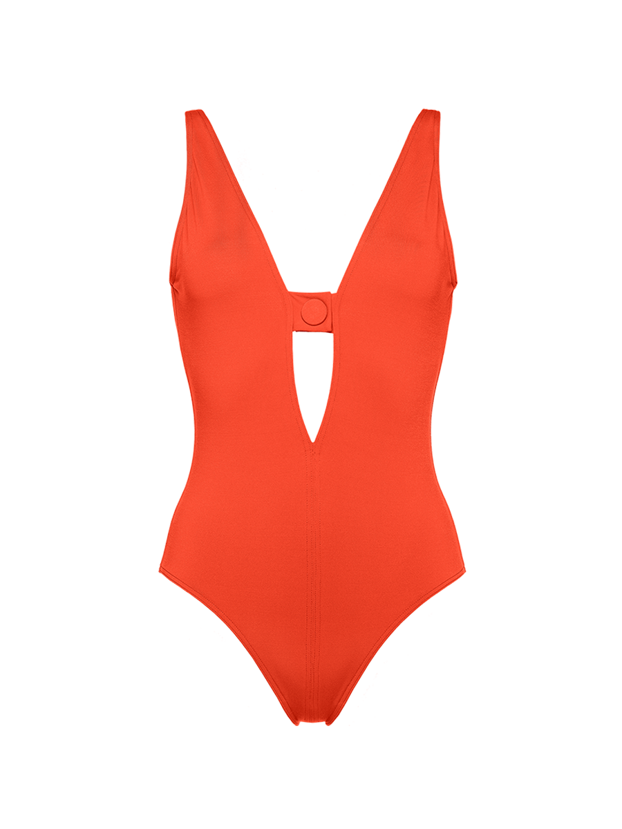 Exception V-neckline one-piece standard view NaN