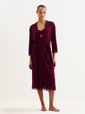 Violette graphique Long robe standard view 1
