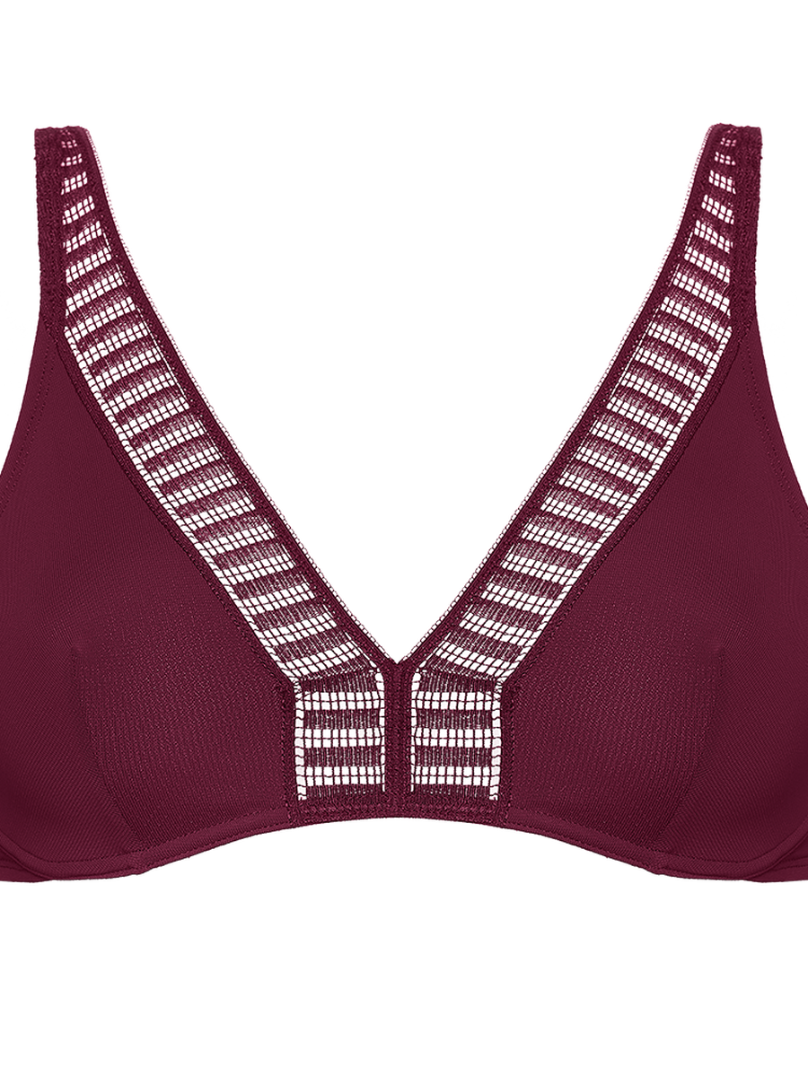  Val&eacute;rie graphique Underwire triangle bra standard view �