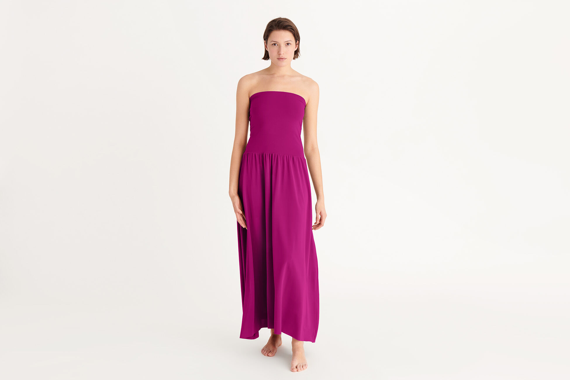 Oda Trägerloses langes Kleid Standardansicht NaN