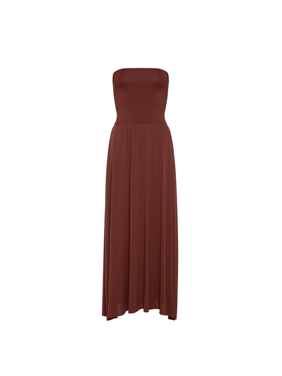 Oda Trägerloses langes Kleid Standardansicht NaN