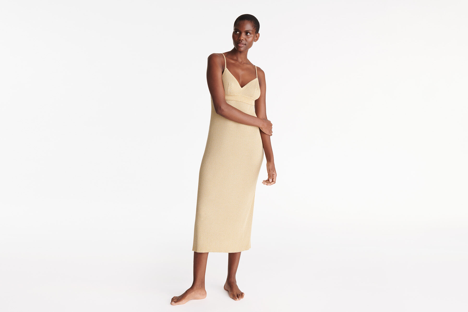 Gold Robe longue vue standard NaN