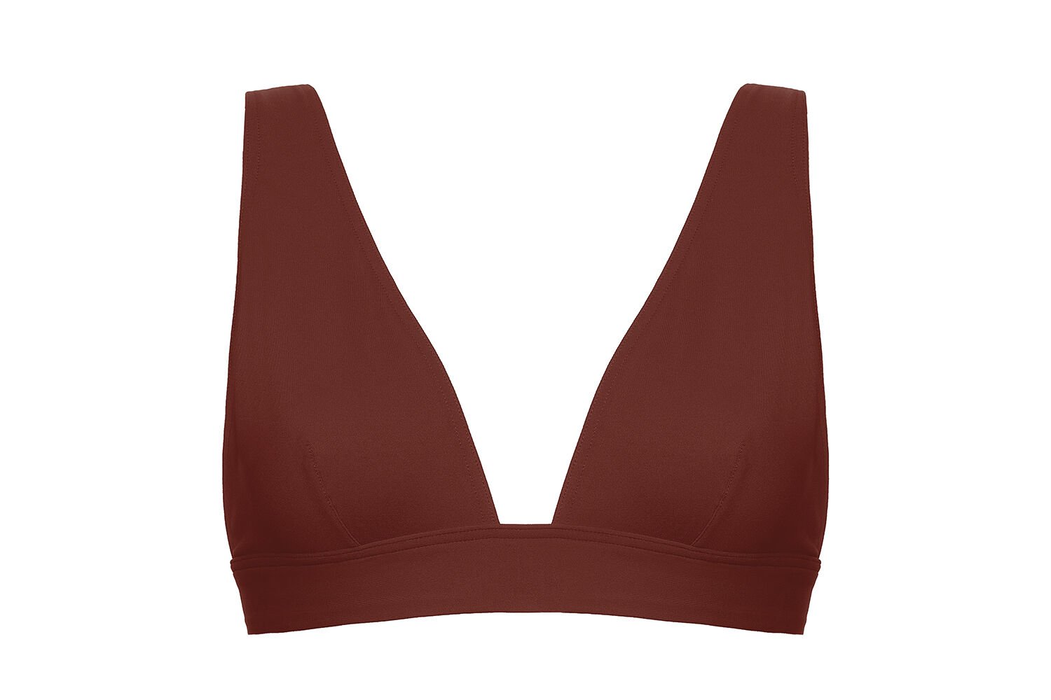 Chrome Full-cup triangle bikini top Tortue | ERES