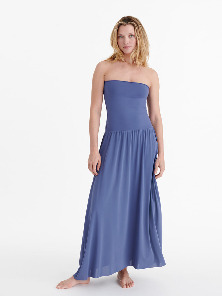 Oda Tr&auml;gerloses langes Kleid Standardansicht 1 von 5