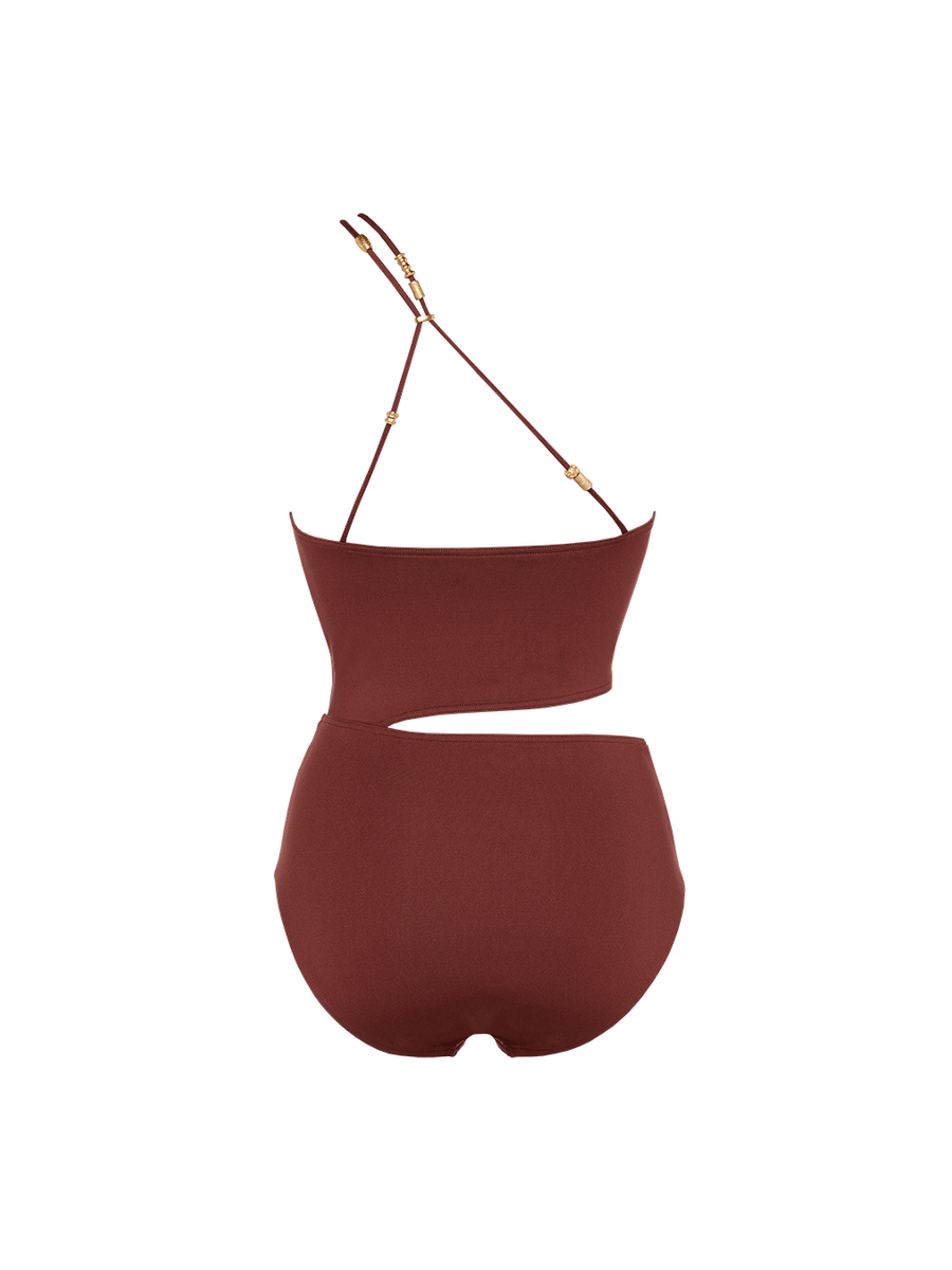 Ecume One-shoulder one-piece standard view �