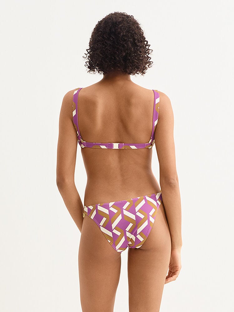 Glam-Imprime Swim Purple