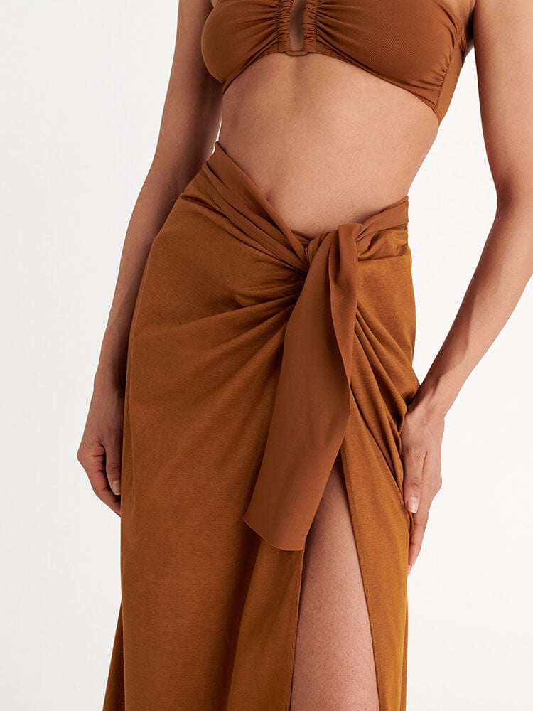 Peplum 2-Caramelo