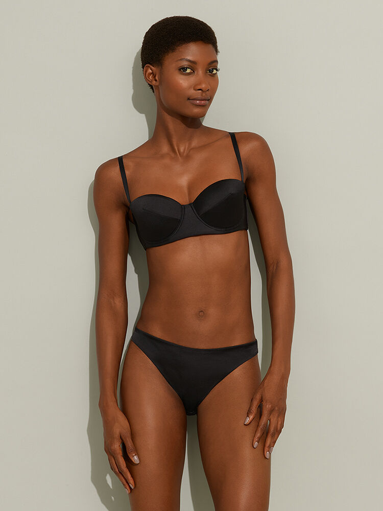 Nirvana High-waisted brief Noir | ERES