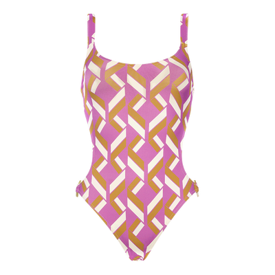 Glam-Imprim&eacute; Swim Purple