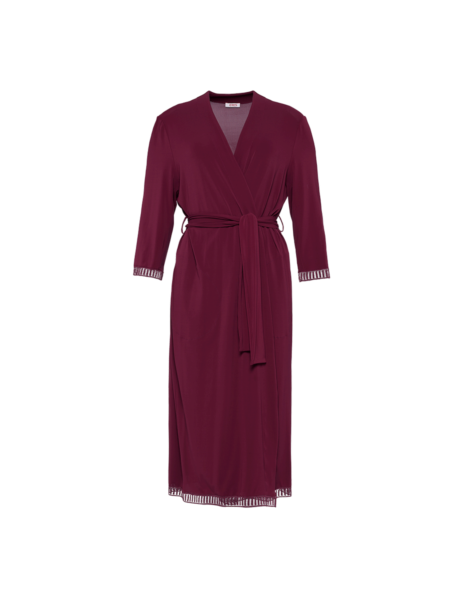 Violette graphique Long robe standard view �