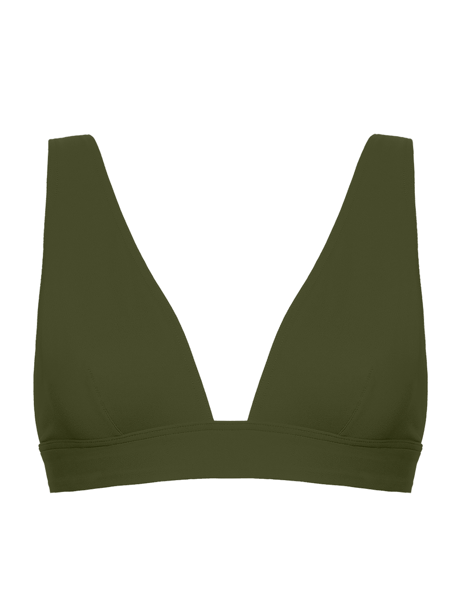 Chrome Full-cup triangle bikini top standard view NaN