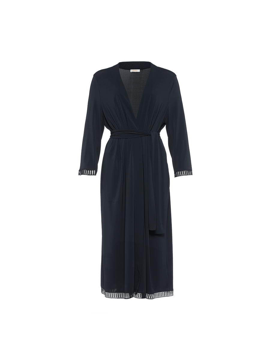 Violette graphique Long robe standard view NaN