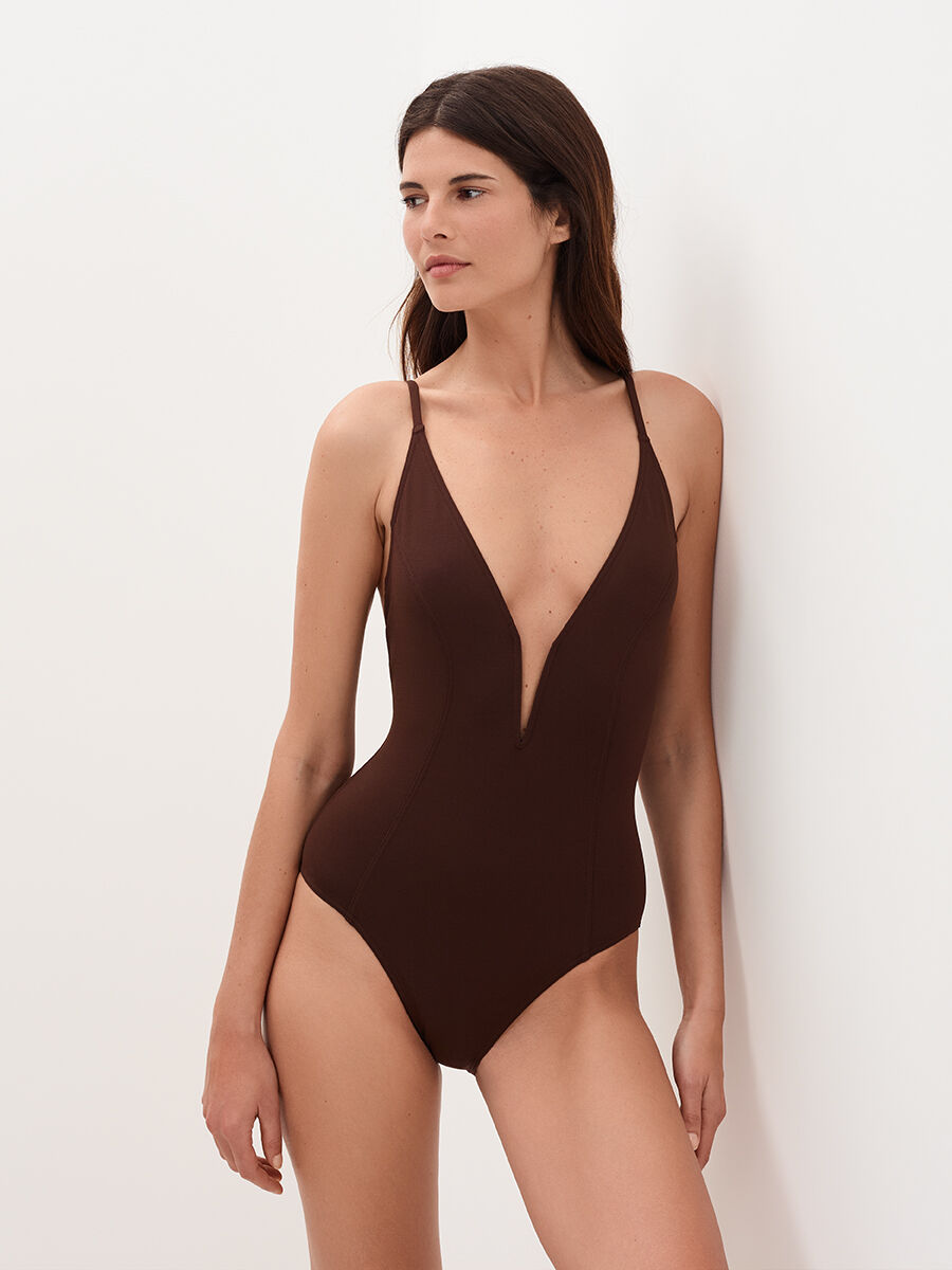 Galbe Costume intero con scollo a V standard vista 3 su 6