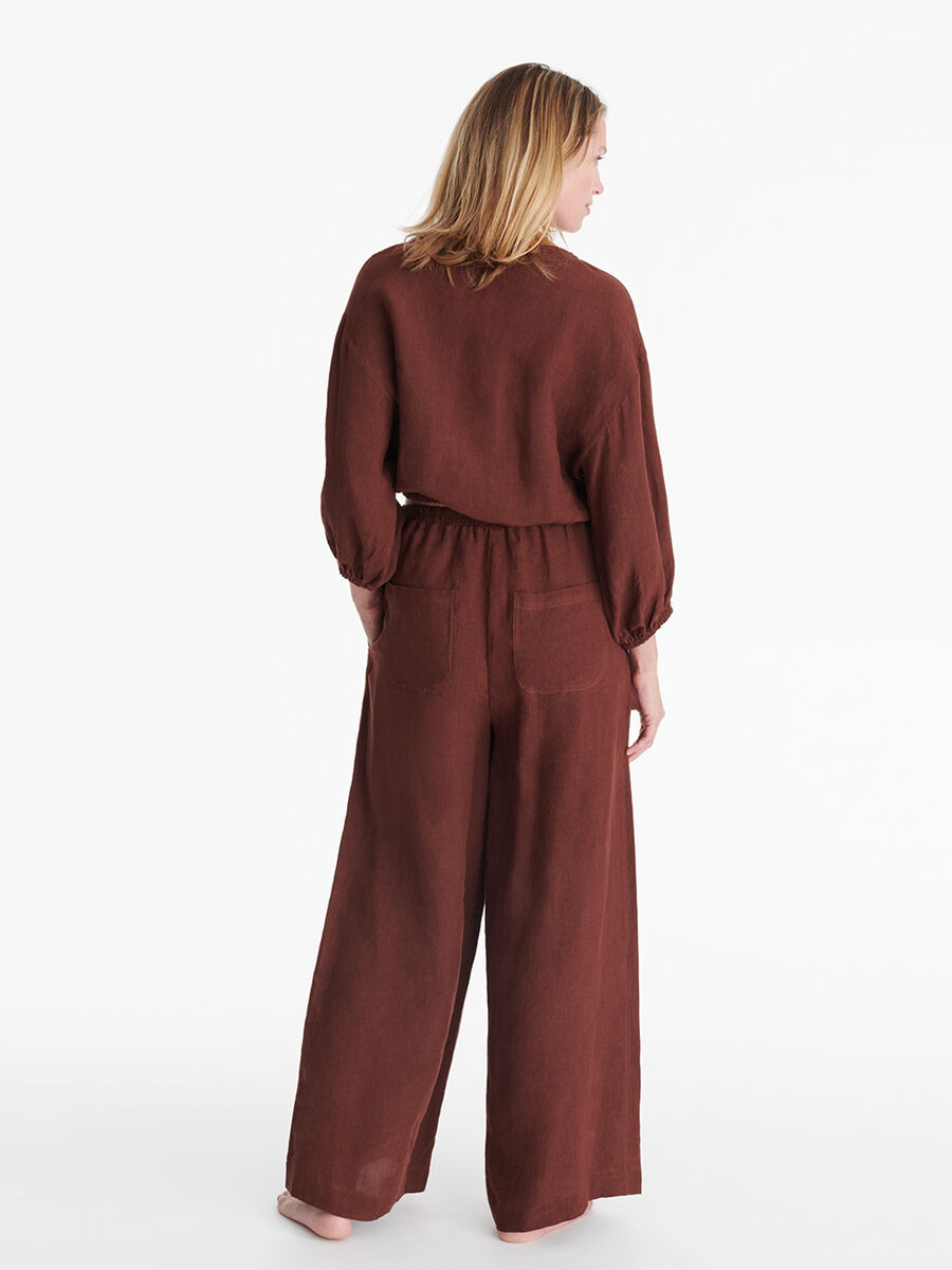 Select Pantalon large vue standard 3 sur 4