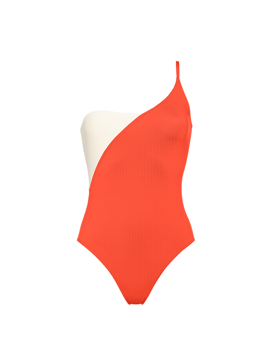 Tandem One-shoulder one-piece standard view NaN