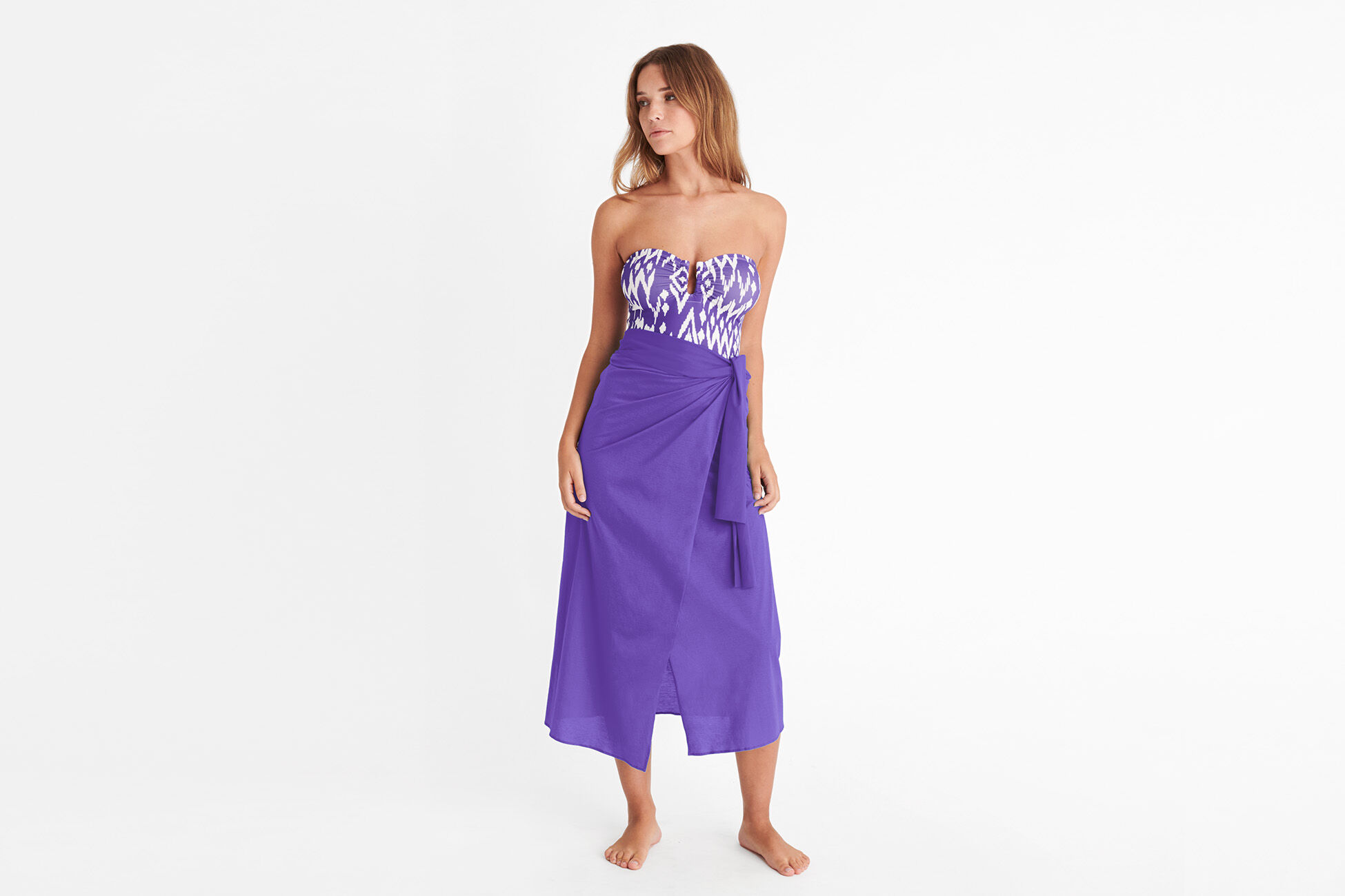 Peplum 2 Pareo lungo standard vista NaN