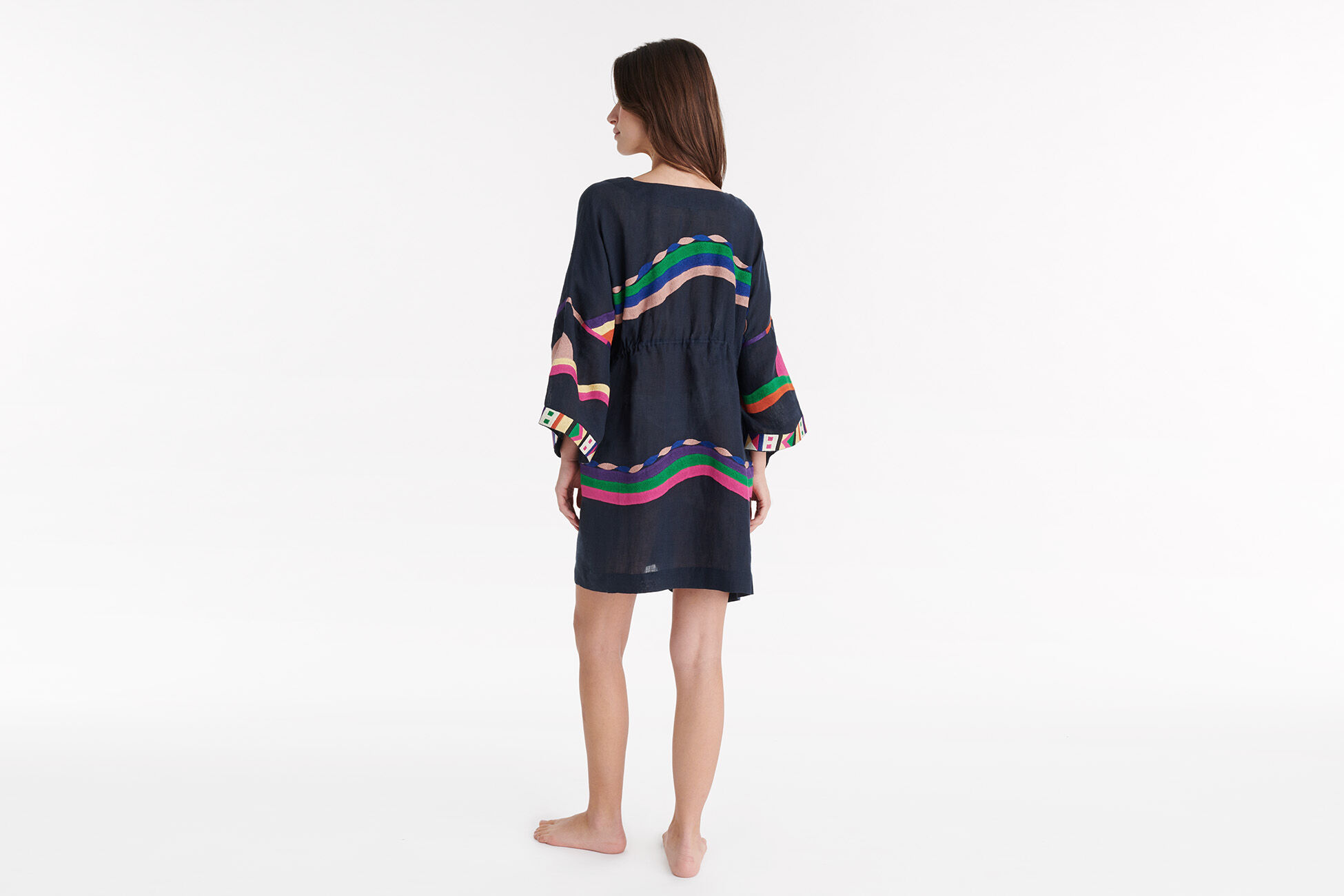 Solar Kurzer Kaftan Standardansicht NaN