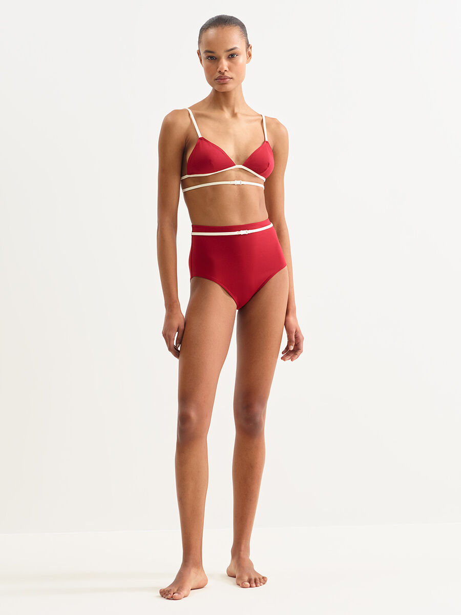 Cheryl Hoch geschnittene Bikinihose Standardansicht NaN