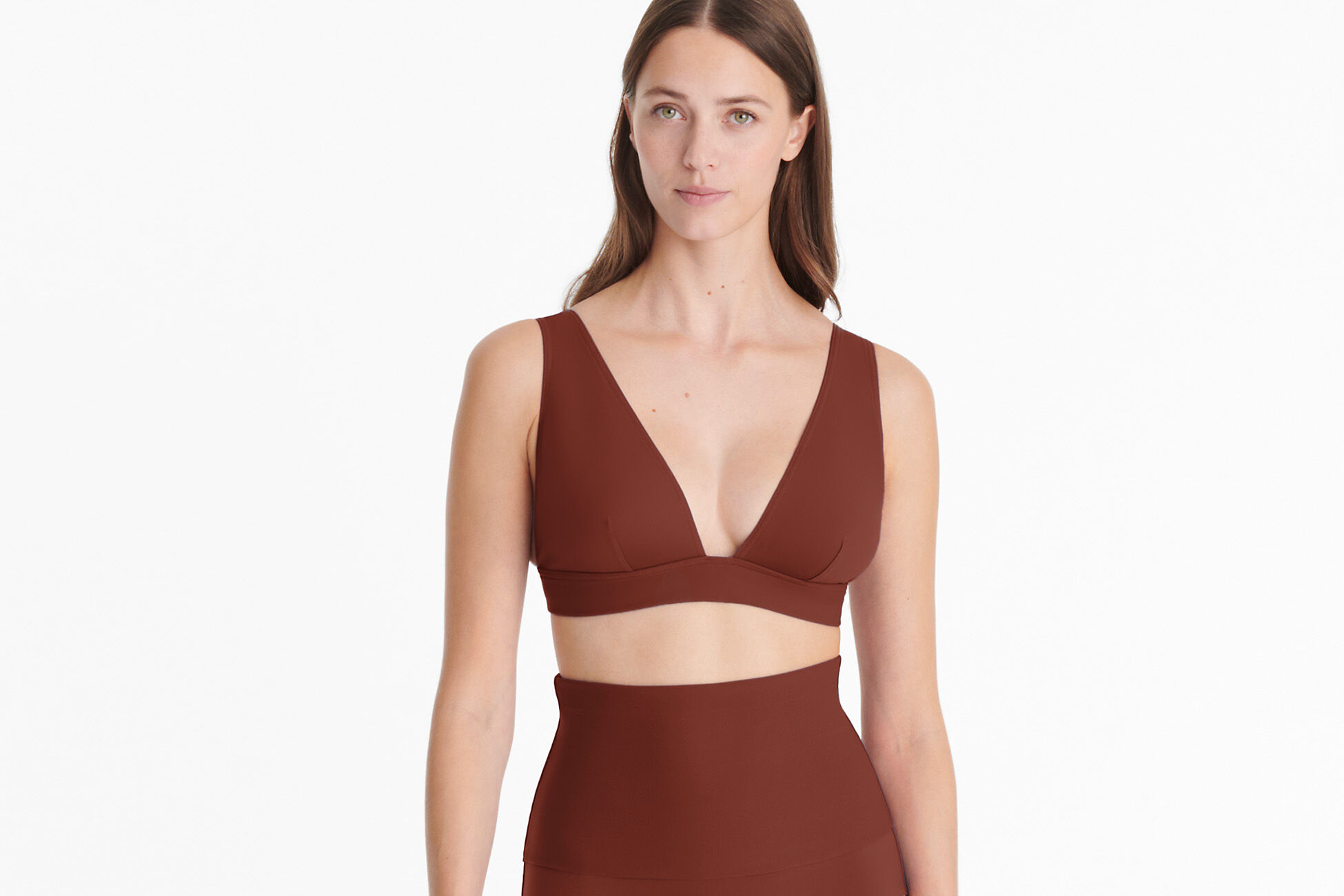 Chrome Full-cup triangle bikini top standard view NaN