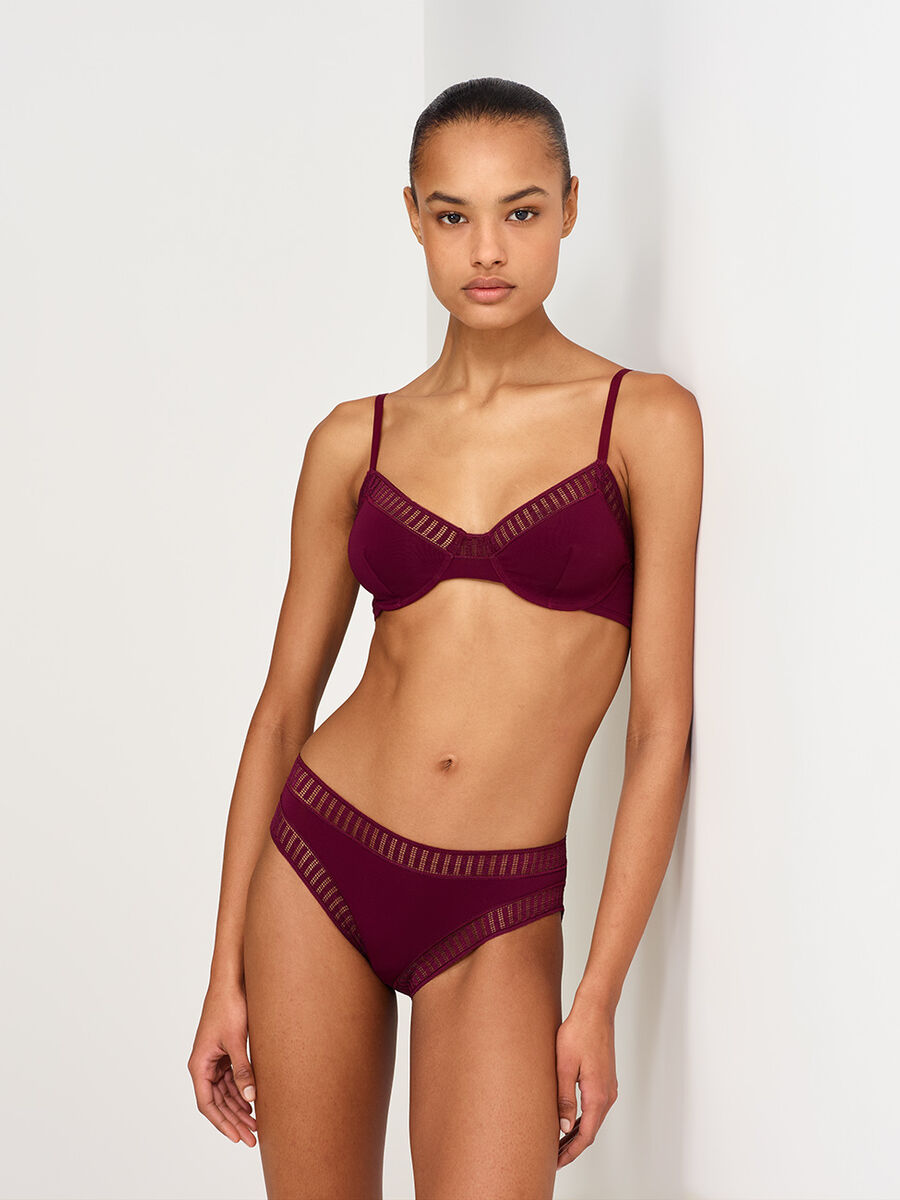 Paulette graphique Full-cup bra standard view �