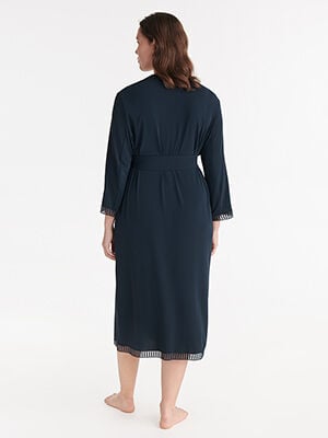 Violette graphique Long robe standard view 3 out of 3