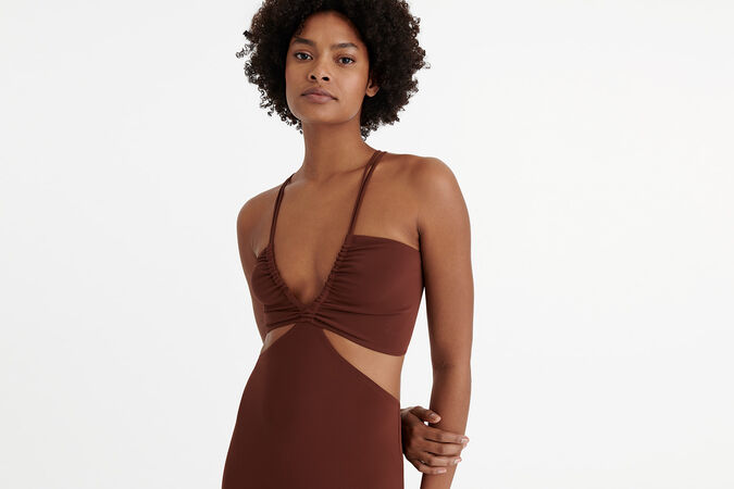 Saba Long dress standard view 3