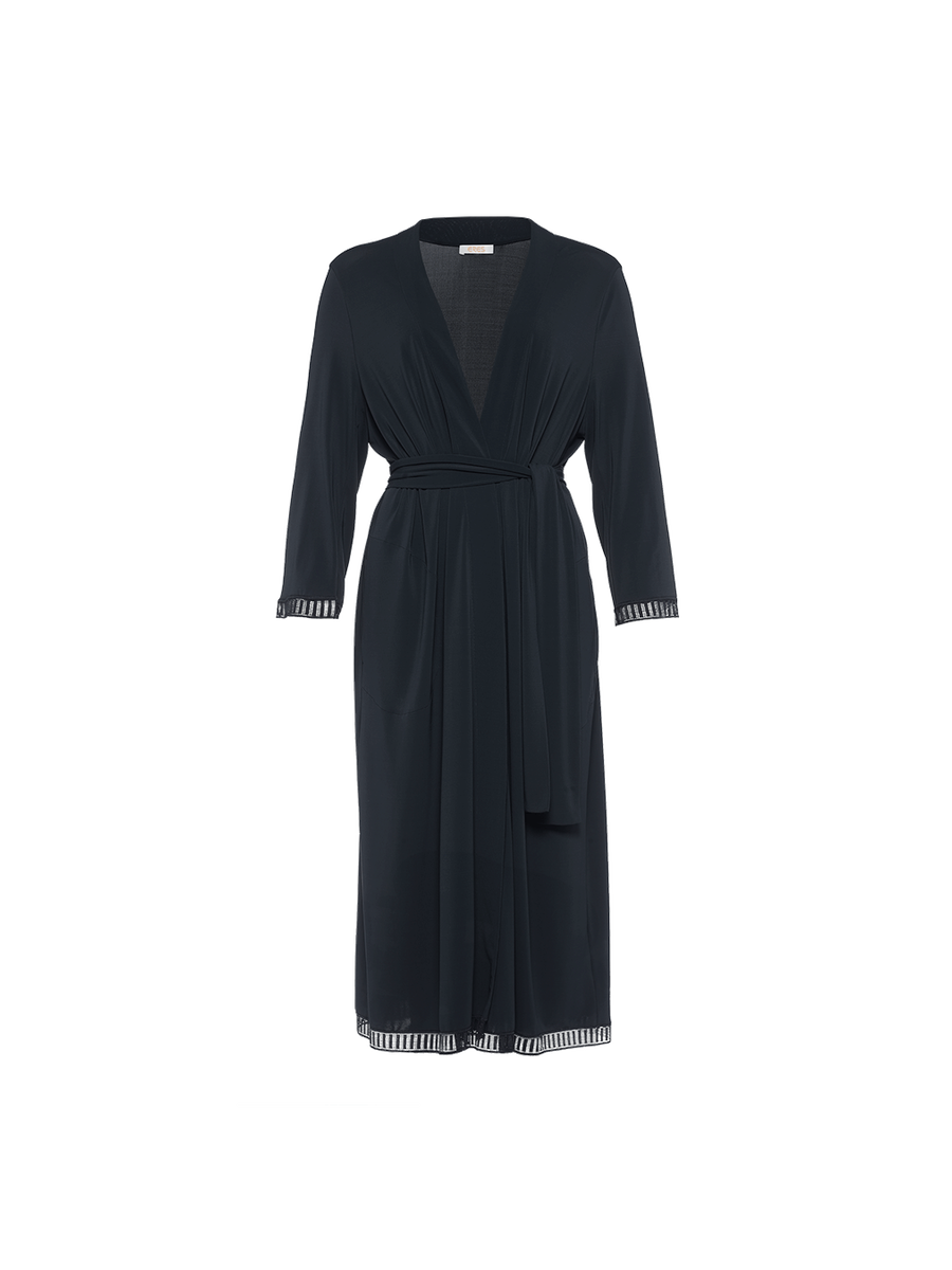 Violette graphique Long robe standard view �